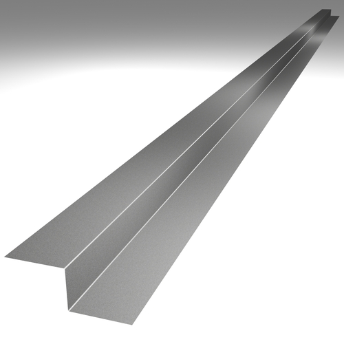 3m Flashing Z Support (50mm x profile height x 50mm) 0.7mm GraniteHDX Metallic Silver