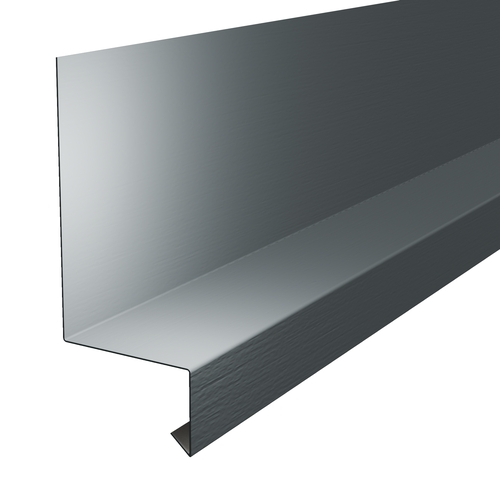 3m ClickSeam Bottom Of Wall Drip (100mm x 50mm x 30mm x 10mm No Welts) 0.7mm Corro-Print Zinc Effect