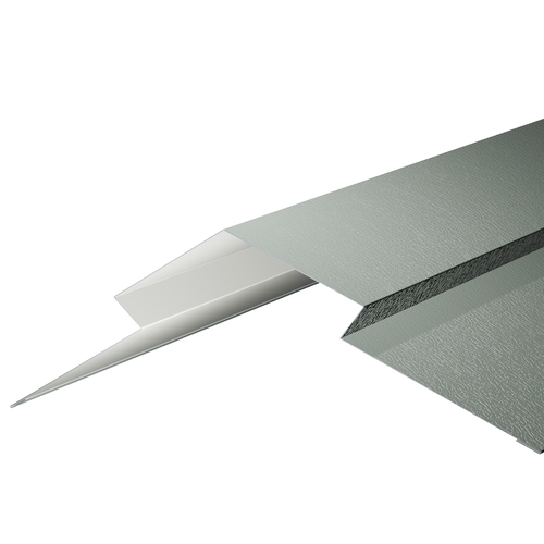 Diamond Ridge Flashing 3m 0.7mm Plastisol Merlin Grey
