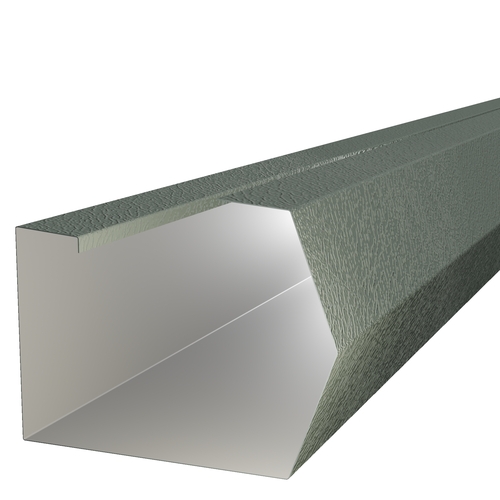 3m Length of Trimline Gutter 0.7mm Plastisol Merlin Grey