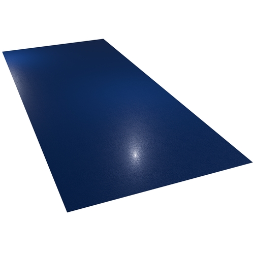 0.7mm Plastisol Flat Sheet 3m x (1220-1250mm) Sargasso Blue