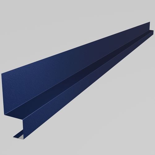 Drip Cill 3m (100mm x 50mm x 50mm x 30mm welted on 30mm edge only) 0.7mm Plastisol Sargasso Blue