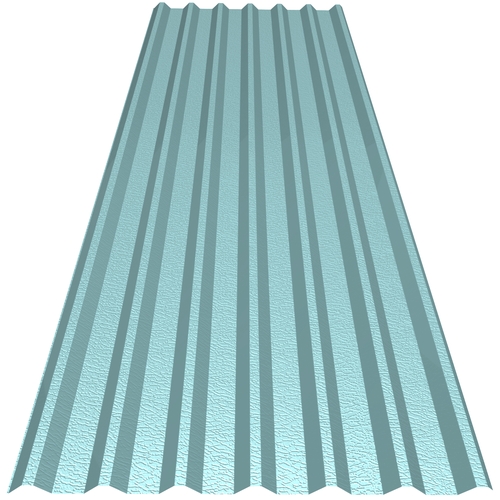 Accord 34/1000 Box Profile 0.7mm Plastisol with anti-condensation liner Wedgewood