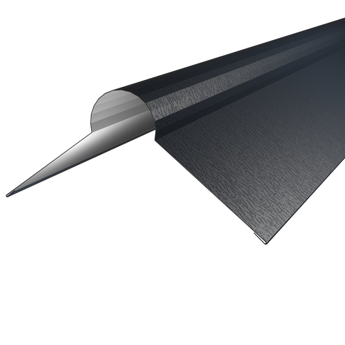 Roll Top Ridge Flashing 3m 0.7mm Plastisol Slate Blue