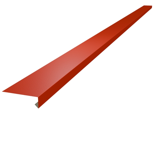 Under Window Cill 3m (100mm x 30mm x 10mm) 0.7mm Plastisol Poppy Red