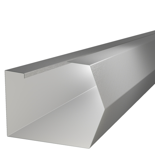 3m Length of Trimline Gutter 0.7mm GraniteHDX Metallic Silver