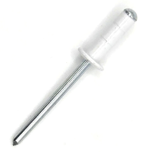 White 4.8mm x 12mm Aluminium/Steel Multi Grip Rivet (100/bag)