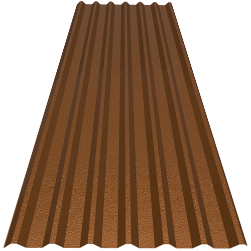 Accord 34/1000 Box Profile 0.7mm Plastisol Terracotta