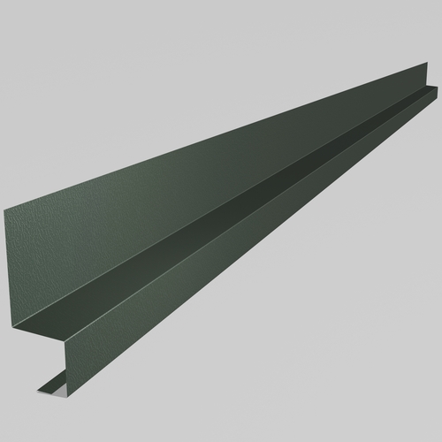 Drip Cill 3m (100mm x 50mm x 50mm x 30mm welted on 30mm edge only) 0.7mm Plastisol Merlin Grey