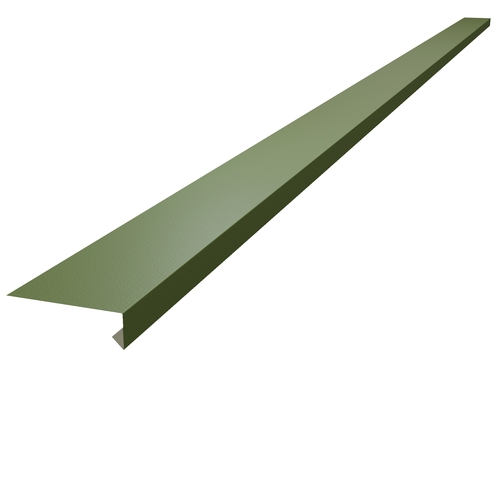 Under Window Cill 3m (100mm x 30mm x 10mm) 0.7mm Plastisol Olive Green
