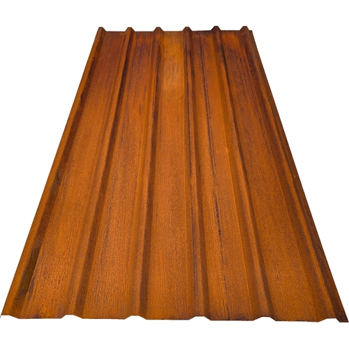 3m Box Profile Corten Sheet 0.8mm 1m Cover