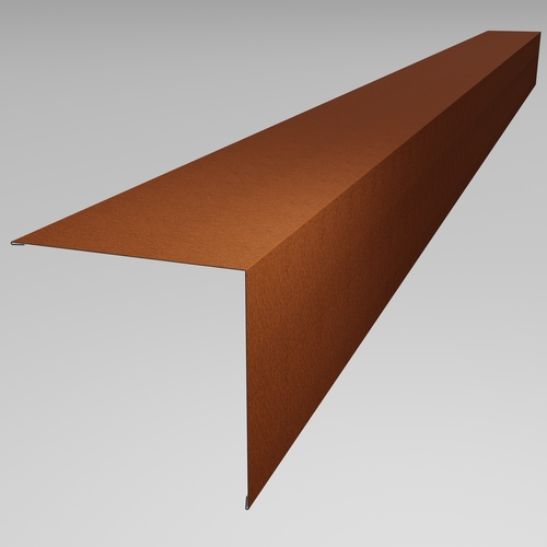 Bargeboard 3m (200mm x 200mm inc Welts) 0.7mm Plastisol Terracotta