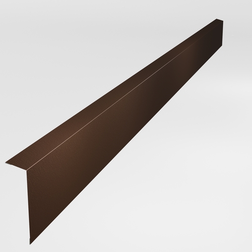 Eaves Flashing 3m (50mm x 170mm inc welts) 0.7mm Plastisol Vandyke Brown