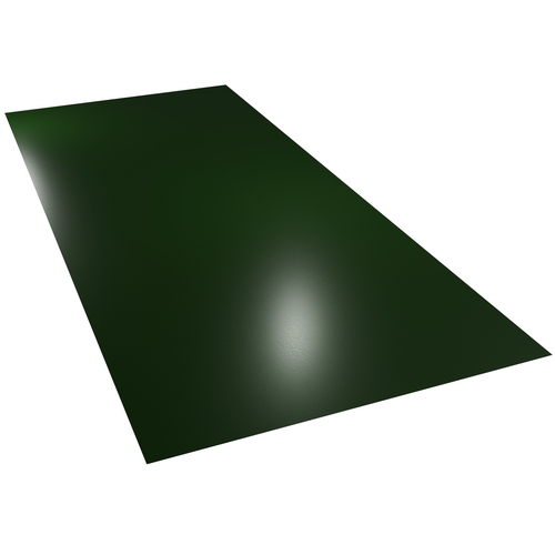 0.7mm Polyester Paint Flat Sheet 3m x (1220-1250mm) Juniper Green
