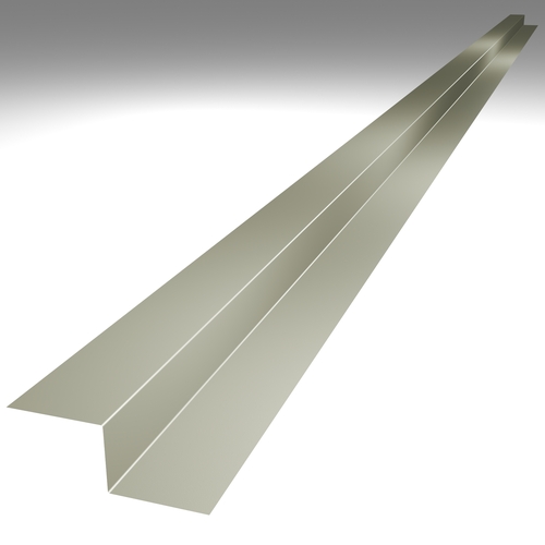 3m Flashing Z Support (50mm x profile height x 50mm) 0.7mm Polyester Paint Goosewing Grey