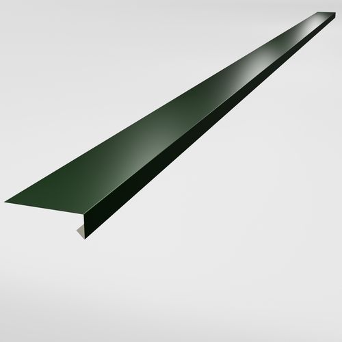 Under Window Cill 3m (100mm x 30mm x 10mm) 0.7mm Polyester Paint Juniper Green