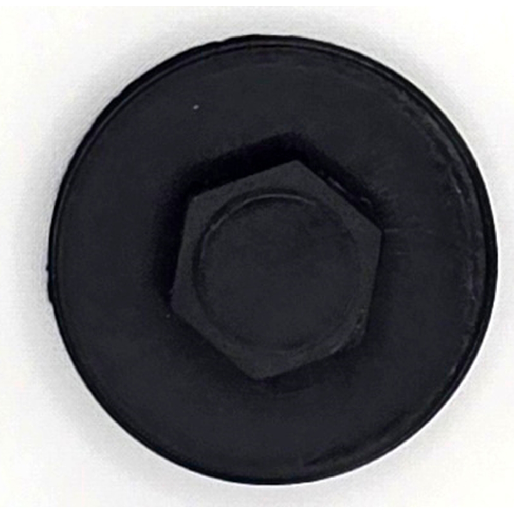 Black 19mm Colour Coded Caps (100/Bag)