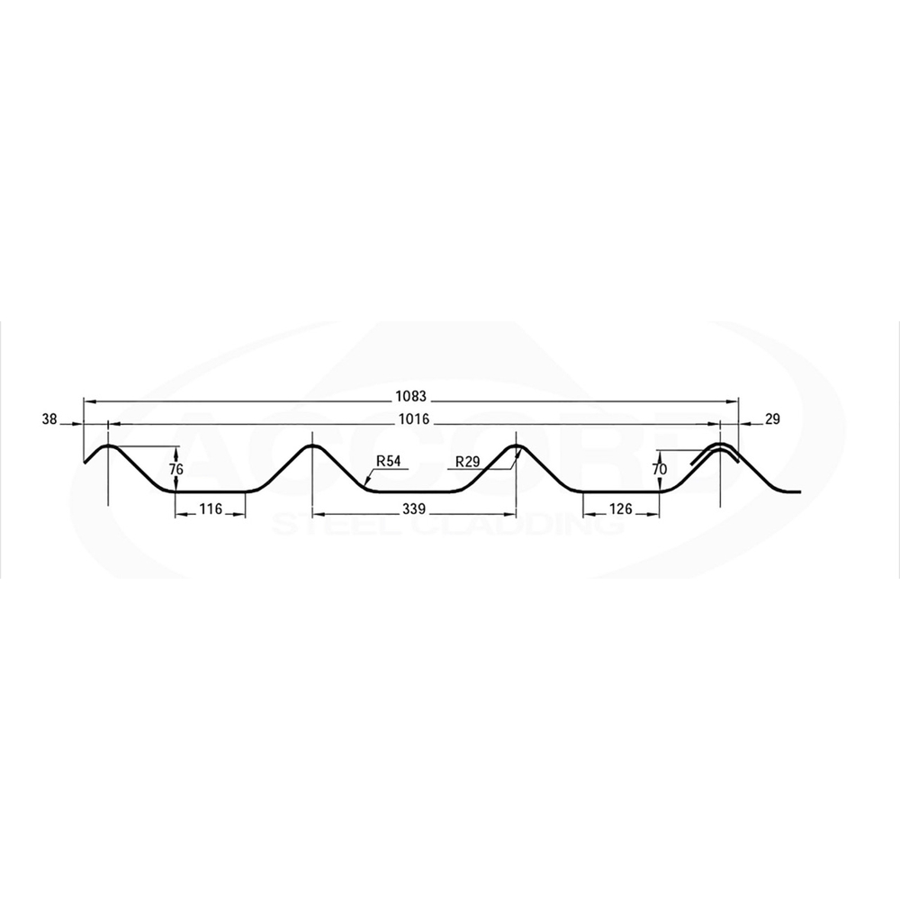 Cape Fort Profile GRP Trilite CE24E Class 3 - 2.44kg