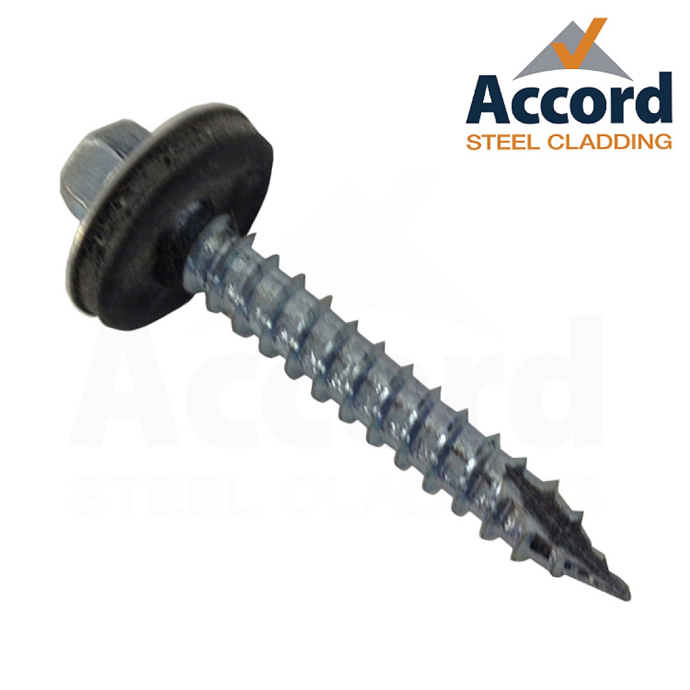 45mm Timber Tek Screws with 19mm washers (100/Bag)