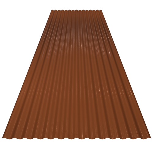 14/3 Corrugated 0.7mm Plastisol Terracotta