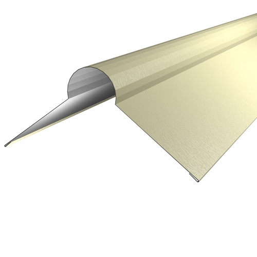 Roll Top Ridge Flashing 3m 0.7mm Plastisol Honesty