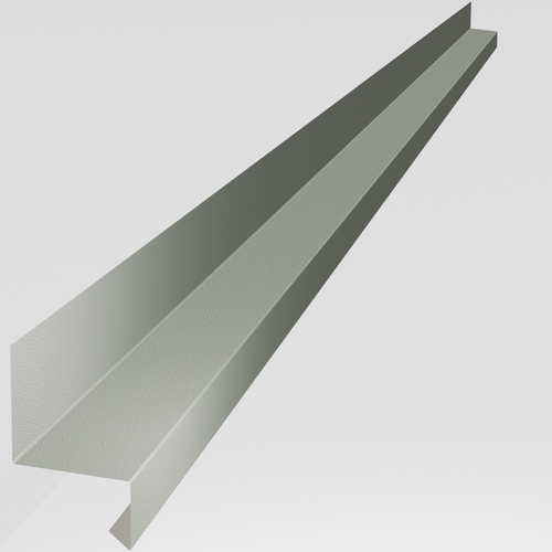 Over Window Drip 3m (50mm x 50mm x 30mm x 10mm) 0.7mm Plastisol Goosewing Grey