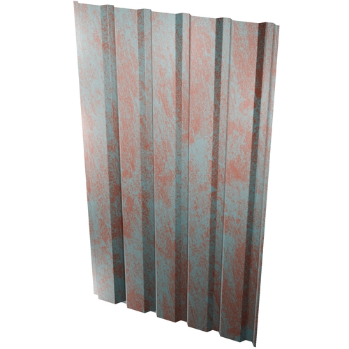 Accord 32/1000RR Wall Profile (Reverse No Ribs) 0.7mm Corro-Print Aged Copper Effect