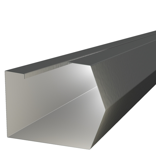 3m Length of Trimline Gutter 0.7mm Corro-Print Zinc Effect