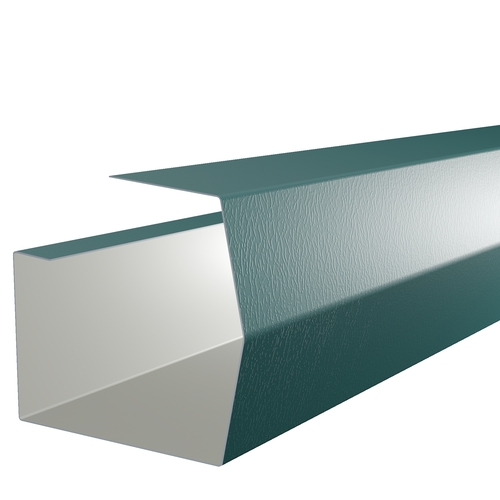 3m Length of Mini-Trimline Gutter 0.7mm Plastisol Ocean Blue