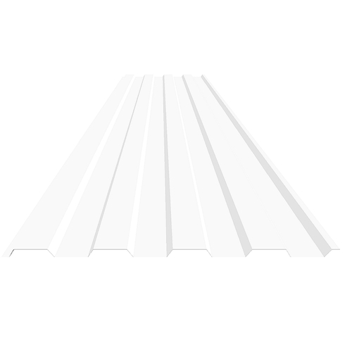 19/1000 White Liner Panel 0.4mm White