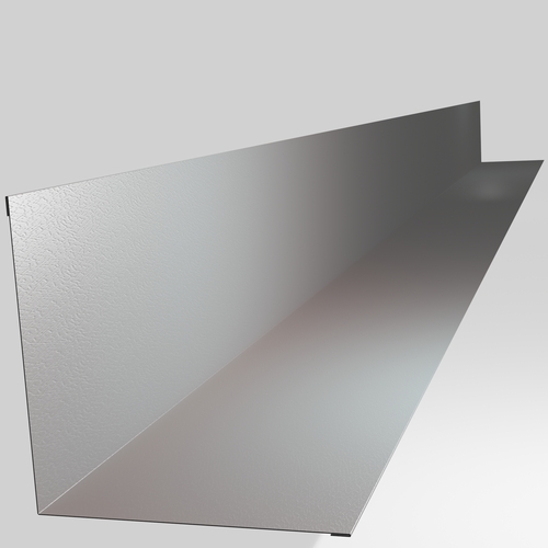 Wall Abutment 3m (200mm x 200mm inc Welts) 0.7mm Plastisol Hamlet