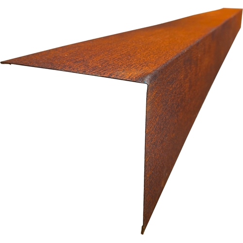 0.8mm Corten Bargeboard 3m (200mm x 200mm inc Welts)
