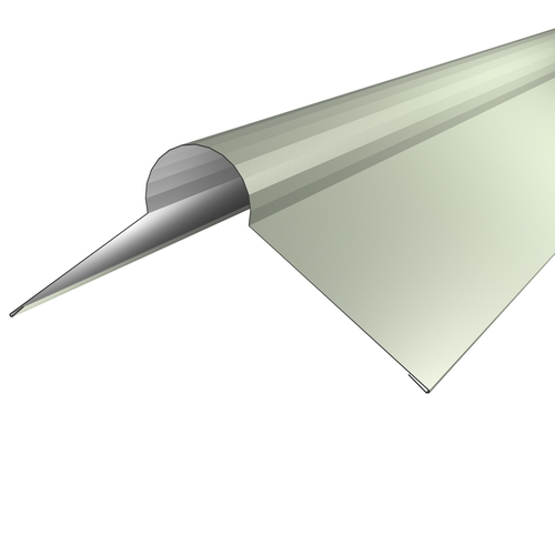 Roll Top Ridge Flashing 3m 0.7mm Polyester Paint Goosewing Grey