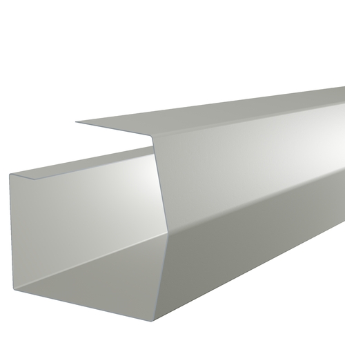 3m Length of Mini-Trimline Gutter 0.7mm Polyester Paint Goosewing Grey