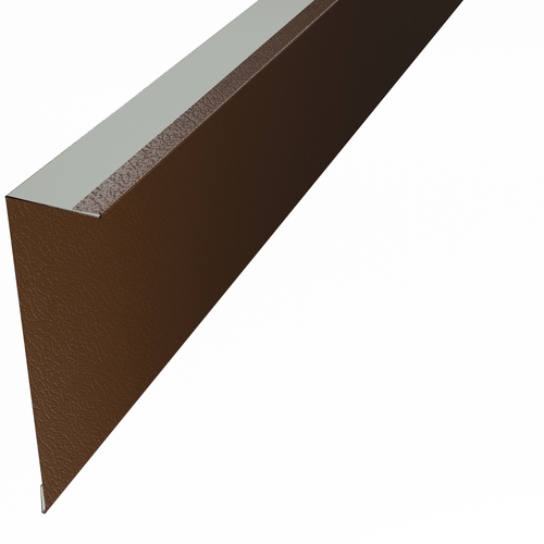 Eaves Insulation Closure 3m (50mm x 170mm inc welts) 0.7mm Plastisol Vandyke Brown