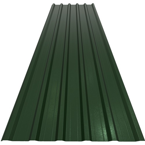 Accord 32/1000 (L) Box Profile 0.7mm Plastisol Coated Steel Juniper Green