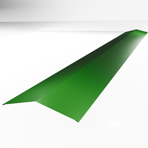 Ridge 3m (200mm x 200mm inc Welts) 0.7mm Plastisol Heritage Green