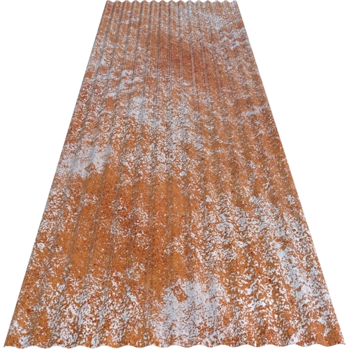 14/3 Corrugated 0.7mm Corro-Print Rust Effect