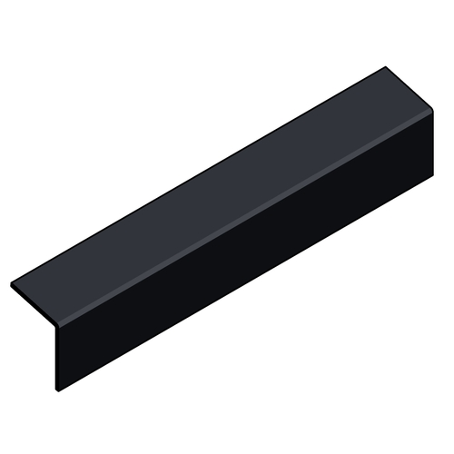 UrbanPro Black Plain Wing Bargeboard 2500x300x300 Fibre Cement