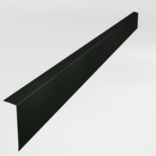 Eaves Flashing 3m (50mm x 170mm inc welts) 0.7mm Plastisol Tile Grey