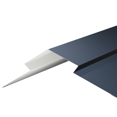 Diamond Ridge Flashing 3m 0.7mm Polyester Paint Slate Blue