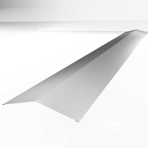 Ridge 3m (200mm x 200mm inc Welts) 0.7mm Plastisol White