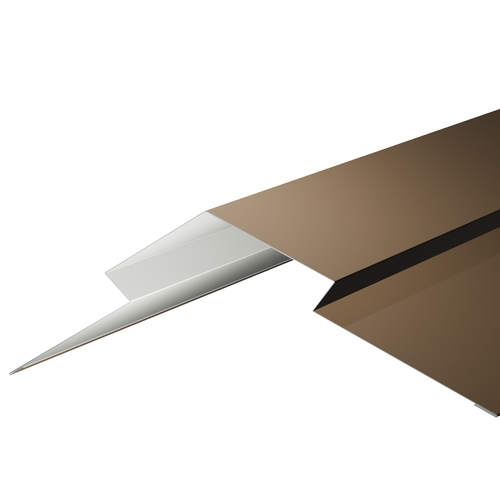 Diamond Ridge Flashing 3m 0.7mm Polyester Paint Vandyke Brown