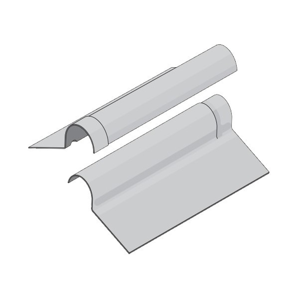 Fibre Cement 2pc Plain Wing Ridge