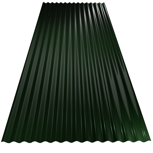 14/3 Corrugated 0.5mm Polyester Paint Juniper Green