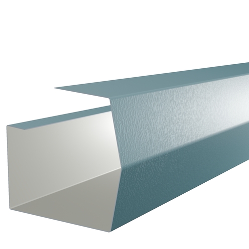 3m Length of Mini-Trimline Gutter 0.7mm Plastisol Wedgewood