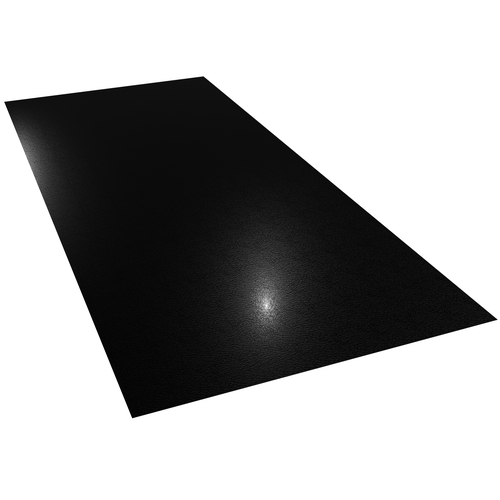 0.7mm Plastisol Flat Sheet 3m x (1220-1250mm) Black