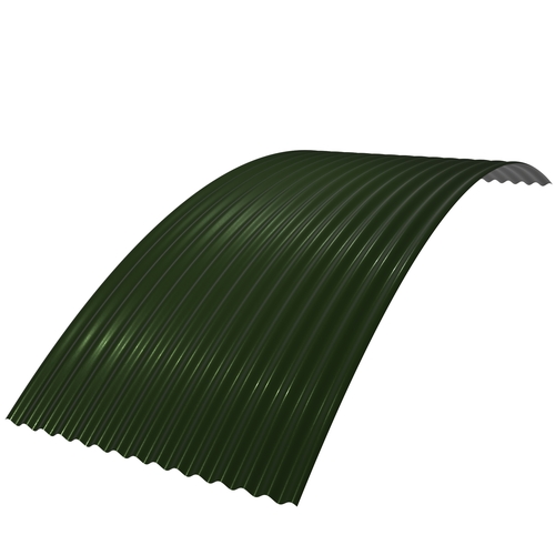 Curved 14/3 Corrugated 0.7mm Polyester Painted