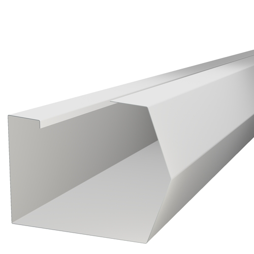 3m Length of Trimline Gutter 0.7mm Polyester Paint White