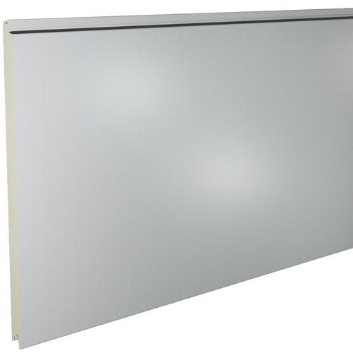 Kingspan KS1000FL Flat 60mm QuadCore (U-Value 0.32 W/m²K) / Outer: Grey White XL Forte (0.5mm Plastisol Coated Steel) / Inner: 0.4mm Cleansafe15 Bright White Poly Liner